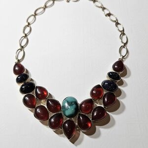 Elegant Muli Gemstone Necklace